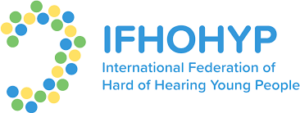 International Federation of Hard of Hearing Young People logo